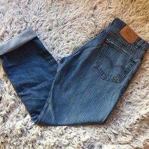 High rise Levi's 505